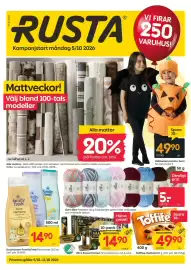 Rusta reklamblad vecka 41 Sida 1: Family Fresh Duschcreme €14,90, Ellen €5,00