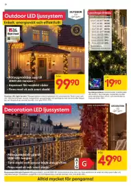 Rusta reklamblad vecka 41 Sida 10: Decoration LED ljussystem €49,90, Outdoor LED ljussystem €9.990,00