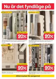 Rusta reklamblad vecka 41 Sida 2: Tuftade mattor €119,00, Enfärgade mattor €159,00
