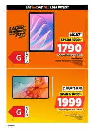 Power reklamblad vecka 41 Sida 12: Acer Iconia A11 €1.790,00, Cepter 2K-skärm €1.999,00