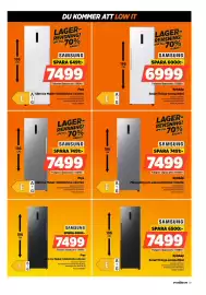 Power reklamblad vecka 41 Sida 37: Samsung kylskåp €7.499,00, Samsung Slim Ice Maker-isbitsbricka i dörren €7.499,00
