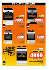 Power reklamblad vecka 41 Sida 41: Gram induktionsspis €7.999,00, Electrolux induktionsspis €8.999,00