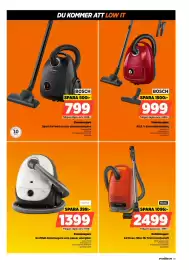 Power reklamblad vecka 41 Sida 49: Bosch dammsugare €799,00, Miele Dammsugare €2.499,00