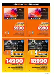 Power reklamblad vecka 41 Sida 5: Samsung 55" 4K Smart TV €5.990,00, Samsung 65" 4K Smart TV €14.990,00