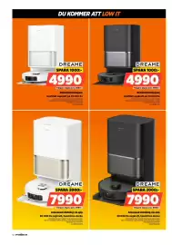Power reklamblad vecka 41 Sida 52: Dreame 30 000 Pa sugkraft, handsfree docka €7.990,00, Dreame robotdammsugare €4.990,00