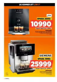 Power reklamblad vecka 41 Sida 56: Siemens kaffemaskin smart dual bean-system €25.999,00, Jura kaffemaskin €10.990,00