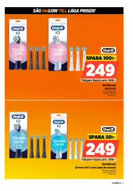 Power reklamblad vecka 41 Sida 61: Oral-B iO Ultimate Clean borsthuvud €249,00, Oral-B Gentle Care borsthuvud €249,00