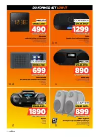 Power reklamblad vecka 41 Sida 8: Cepter aktiva högtalare €899,00, Amadeus Radio €1.299,00