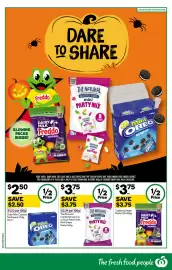 Woolworths catalogue week 41 Page 14: Cadbury Freddo Milk Chocolate €3,75, The Natural Confectionery Co. mini Party Mix €3,75