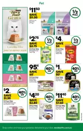 Woolworths catalogue week 41 Page 47: My Dog Wet Dog Food €1,00, Fancy Feast Dry Cat Food €4,20