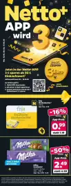 Netto Prospekt woche 42 Seite 1: Milka Großstafel* €2,49, Frija Markenbutter €0,99