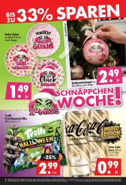 Mäc Geiz Prospekt woche 43 Seite 2: Trolli Halloween Sweet & Sour €2,99, Coca Cola Zero Holiday Creamy Vanilla €0,99