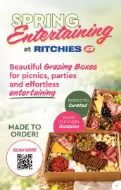 Ritchies catalogue week 41 Page 7: SPRING Entertaining at RITCHIES IGA Beautiful Grazing Boxes for picnics, parties and