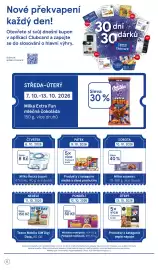 Tesco leták týden 41 Strana 6: 6 Nové překvapení každý den! Otevřete si svůj dnešní kupon v aplikaci Clubcard a zapojte se