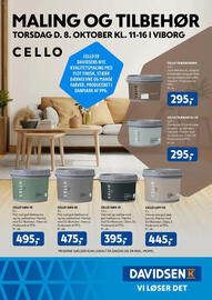 Davidsen tilbudsavis Side 2: CELLO TRÆGRUNDER €295,00, CELLO TRÆ&METAL 50 €295,00