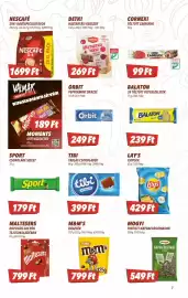 CBA akciós újság hét 41 Oldal 7: Orbit peppermint drazse €249,00, Nescafe 3in1 kavespecialitasok €16.999,00