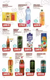 CBA akciós újság hét 41 Oldal 8: Coca-Cola €679,00, Monster energiailatok €499,00