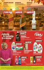 CBA akciós újság hét 41 Oldal 9: Mionetto prosecco €3.499,00, Johnnie walker red label €7.199,00