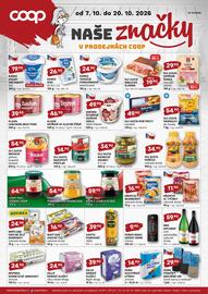 Terno leták Strana 2: Dle Gusta ANGLICKÁ SLANINA €19,90, COOP ITALY POMERANČOVÁ MARMELÁDA €54,90