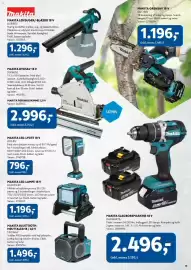 Davidsen tilbudsavis Side 13: Makita bluetooth-højttaler 18 / 40 v mr014gz €1.496,00, Makita løvsuger/-blæser 18 v €1.296,00