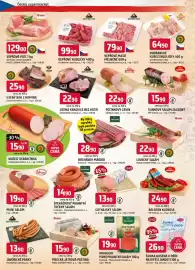 Trefa leták týden 41 Strana 2: Máso Uzeniny Písek Vepřová Plec €129,00, Kostelecké uzeniny Vepřové nudličky €99,90