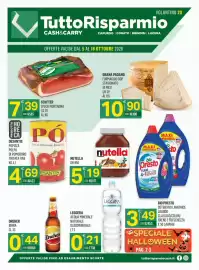 Volantino Tutto Risparmio Cash&Carry Pagina 1: Senfter Speck Montagna €7,39, Grana Padano €10,90