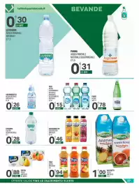 Volantino Tutto Risparmio Cash&Carry Pagina 27: San Benedetto Succoso Zero €0,46, Santal succo vari gusti €0,88