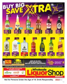 Shoprite Liquor catalogue Page 1: BUY BIG SAVE XTRAX WITH CARD WITH TRA SAVINGS SHOPRITE STSTELLA ARTOIS STELLA ARTOIS Ox