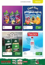 Tamda Foods leták týden 41 Strana 11: Nartes pramenitá voda €10,90, Ahmad Tea €119,00