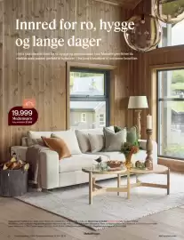 Møbelringen kundeavis Side 8: Møbelringen Hjellegerde Softline 3,5-seter tekstil Nollo 24 €19.999,00, Lama vedkurv €3.799,00