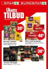 Spar kundeavis uke 41 Side 1: Norske poteter, Jacobs Utvalgte €39,90