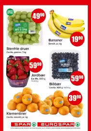 Spar kundeavis uke 41 Side 4: Bananer €19,90, Jordbær €59,90