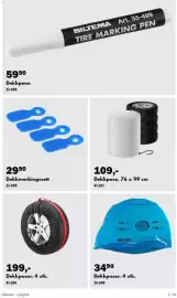 Biltema kundeavis Side 5: Biltema tire marking pen €59,90, Dekkmerkingssett €29,90