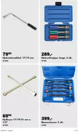 Biltema kundeavis Side 6: Hjulkryss 17/19/21 mm x 1/2" €69,90, Hjulmutternøkkel, 17/19 mm €79,90
