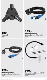 Biltema kundeavis Side 19: Grenuttak €189,00, Motorvarmerkabel €199,00