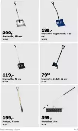 Biltema kundeavis Side 9: Snøskuffe €299,00, Snøskuffe €119,00