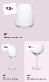 Nille kundeavis Side 2: Sens Drikkeglass €39,95, Sens cocktailglass klar €44,95