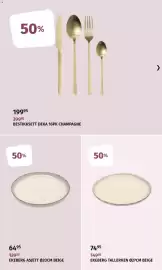 Nille kundeavis Side 3: Ekeberg tallerken ø27cm beige €74,95, Bestikkssett deka 16pk champagne €199,95