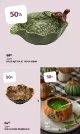 Nille kundeavis Side 8: Bolle Nøtteblad 19,5cm Grønn €99,95, Skål Blomme Ø10cm Brun €64,95