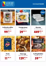 Nordby Supermarket kundeavis uke 41 Side 1: Monster €449,00, Längta Potetgrateng €29,95