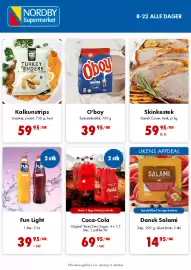 Nordby Supermarket kundeavis uke 41 Side 2: Coca-Cola Original Taste/Zero Sugar €69,95, Skinkesteke €59,95