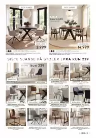 Skeidar kundeavis uke 41 Side 13: Anette spisestol €2.499,00, Nero spisestol €999,00