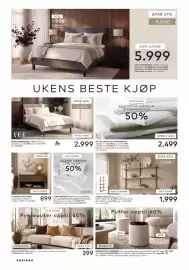 Skeidar kundeavis uke 41 Side 2: Torino vegghylle i eik natur €1.999,00, Xov 60 jubileum overmadrasser €2.499,00