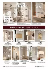Skeidar kundeavis uke 41 Side 21: Lucia taklampe €799,00, Struktur bordlampe €899,00
