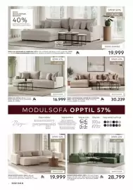 Skeidar kundeavis uke 41 Side 4: Rossi Lux 3-seter €16.999,00, Rossi Lux Modulsofa 3-seter med sjeselong €30.239,00