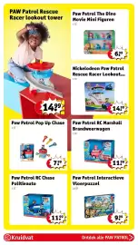 Kruidvat folder | Speelgoed Pagina 10: PAW Patrol Rescue Racer lookout tower Paw Patrol The Dino Movie Mini Figuren 1 ST