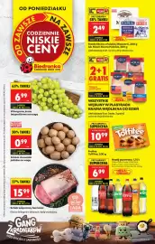 Biedronka gazetka tydzień 41 Strona 1: OD PONIEDZIAŁKU ZAWSZE OD NA CODZIENNIE NISKIE CENY ZAWSZE Z KARTĄ LUB APKA MOJA