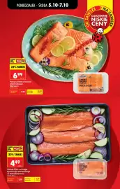Biedronka gazetka tydzień 41 Strona 5: PONIEDZIAŁEK - ŚRODA 5.10-7.10 Z KARTĄ LUB ΑΡΚΑ MOJA 22% TANIEJ 699 /100 g Porcje z