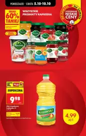 Biedronka gazetka tydzień 41 Strona 7: PONIEDZIAŁEK - SOBOTA 5.10-10.10 DRUGI 60% TANIEJ Drugi tańszy produkt 60% taniej