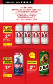 Biedronka gazetka tydzień 41 Strona 9: PONIEDZIAŁEK - SOBOTA 5.10-10.10 Z KARTĄ LUB MOJA APKĄ Biedronka Biedronice 1/2 LITRA